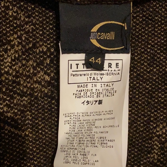 Just Roberto Cavalli Cardigan vest neck - Picture 2 of 3